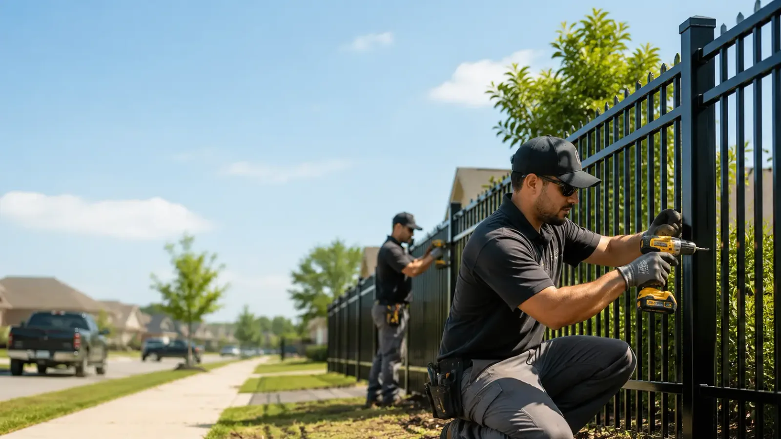 Metal Fence Installation in Tennessee, IL